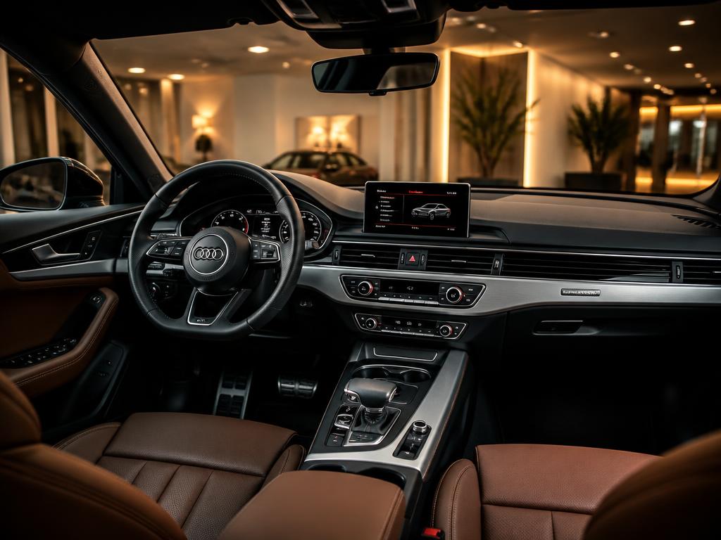 Audi A4 interiör